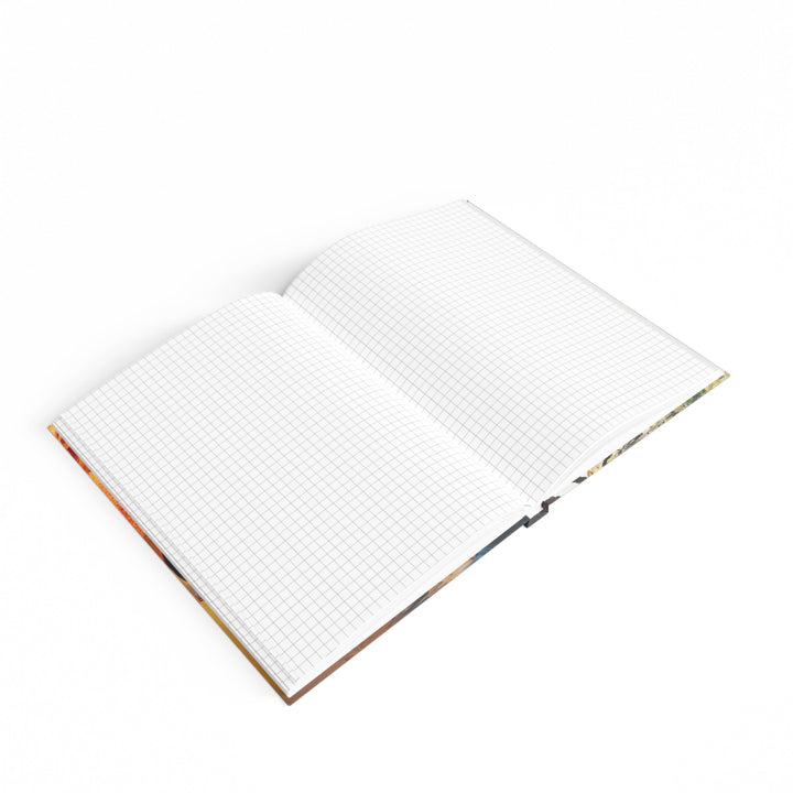 Cosmic Nature Meditation - Hard Backed Journal - Paper products - g(0D·IO) - Graph - A5 - White