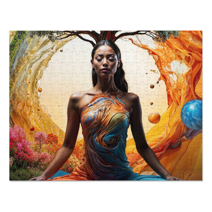 Cosmic Nature Meditation - Jigsaw Puzzle (100, 252, 500, 1000 pieces) - Puzzle - g(0D·IO) - 14" × 11" (252 pcs) - -