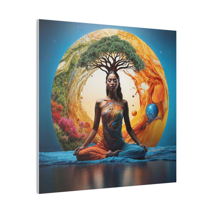 Cosmic Nature Meditation - Matte Canvas - Canvas - g(0D·IO) - 32" x 32" (Square) - 0.75'' -