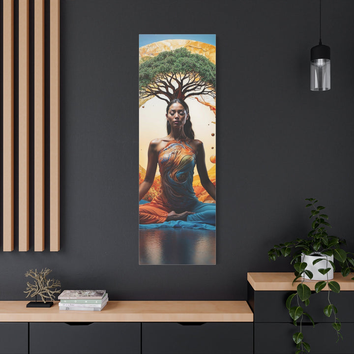 Cosmic Nature Meditation - Matte Canvas Print 1.25" - Canvas - g(0D·IO) - 36" x 36" - 1.25" -