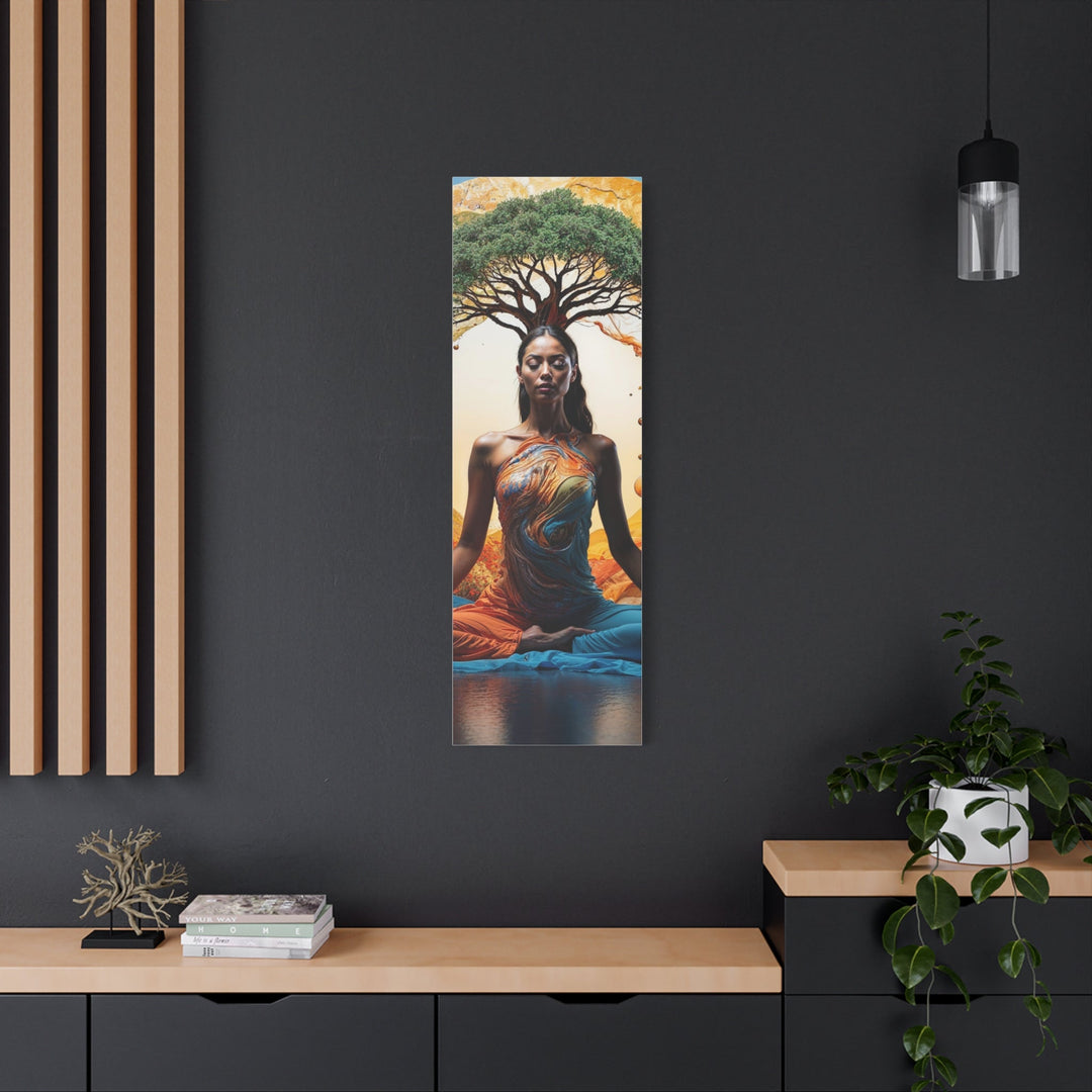 Cosmic Nature Meditation - Matte Canvas Print 1.25" - Canvas - g(0D·IO) - 36" x 36" - 1.25" -