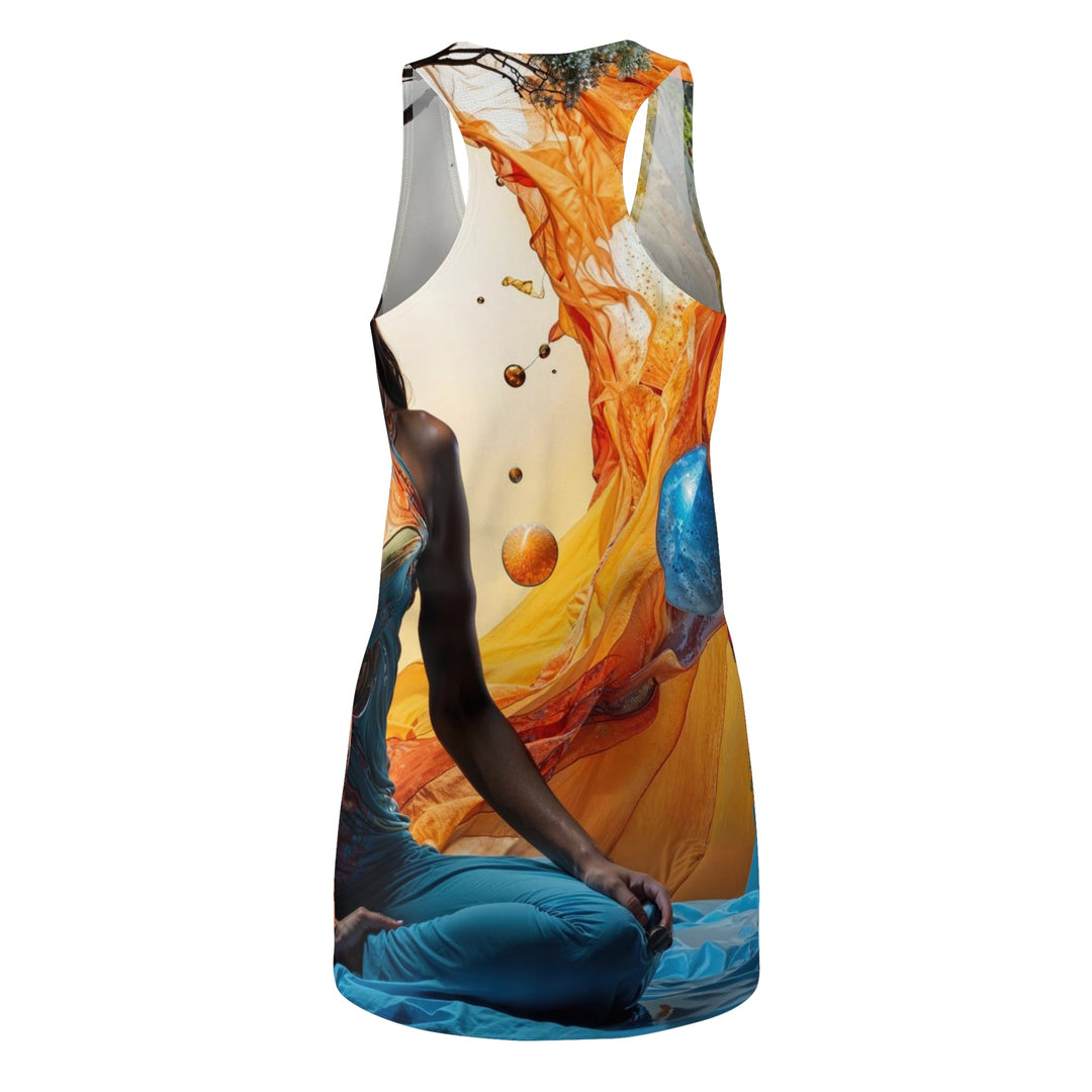 Cosmic Nature Meditation - Racerback Dress - All Over Prints - g(0D·IO) - XS - -