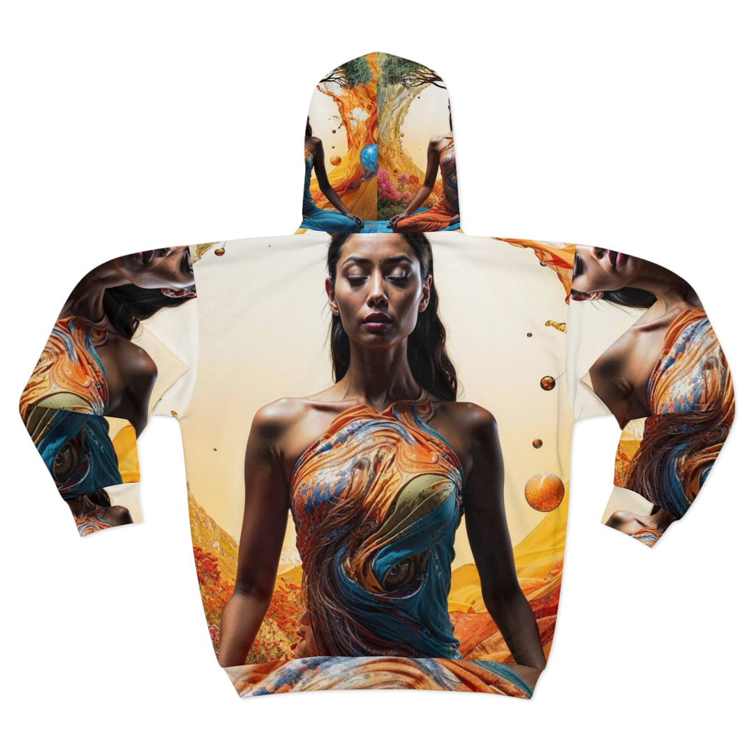 Cosmic Nature Meditation - Unisex Zip Hoodie - All Over Prints - g(0D·IO) - XS - -