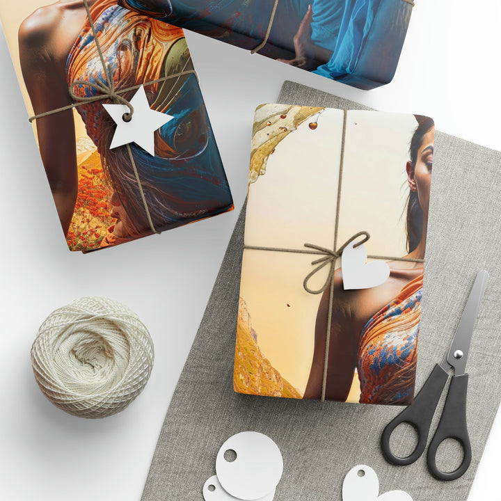 Cosmic Nature Meditation - Wrapping Paper - Home Decor - g(0D·IO) - 30" x 180" - Matte -