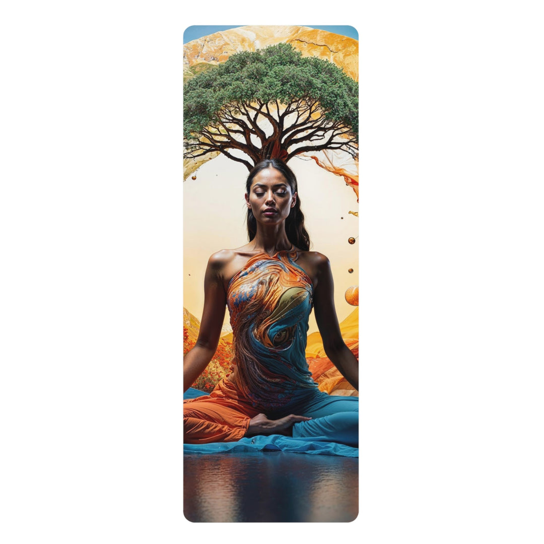 Cosmic Nature Meditation - Yoga Mat - Home Decor - g(0D·IO) - 24” x 68” - -