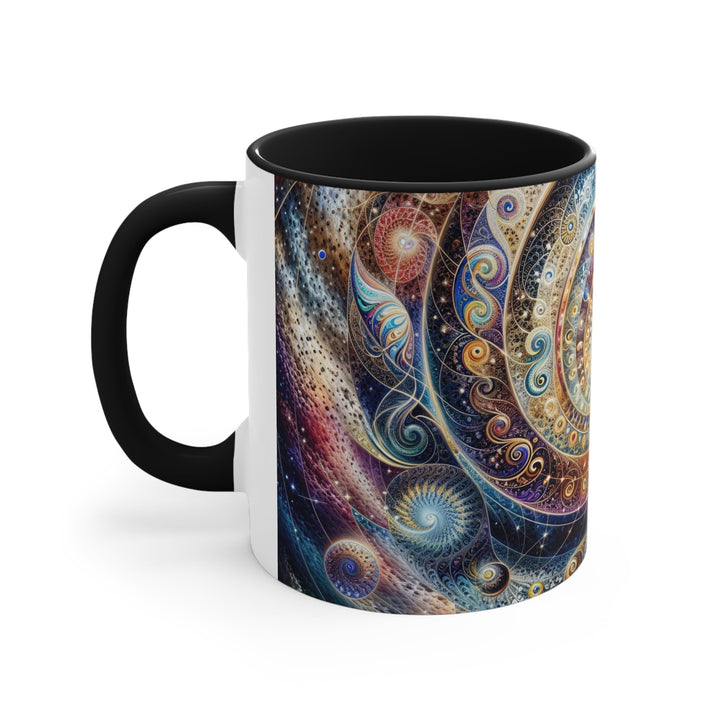 Cosmic Spiral Dreams - Accent Coffee Mug - Mug - g(0D·IO) - Pink - 11oz -