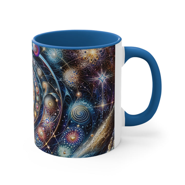 Cosmic Spiral Dreams - Accent Coffee Mug - Mug - g(0D·IO) - Pink - 11oz -