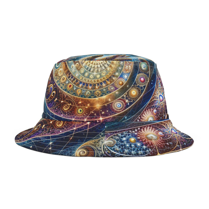 Cosmic Spiral Dreams - Bucket Hat - Hats - g(0D·IO) - Large - White stitching -