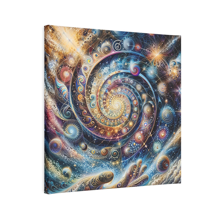 Cosmic Spiral Dreams - Canvas Photo Tile - Canvas - g(0D·IO) - 8" x 8" (Square) - 0.5" -