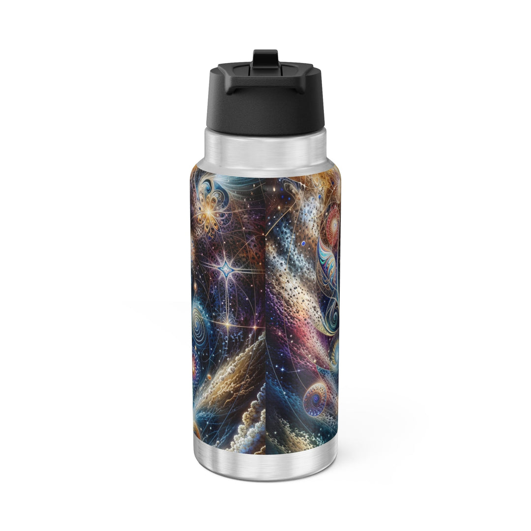 Cosmic Spiral Dreams - Gator Tumbler 32oz - Mug - g(0D·IO) - Silver - 32oz -