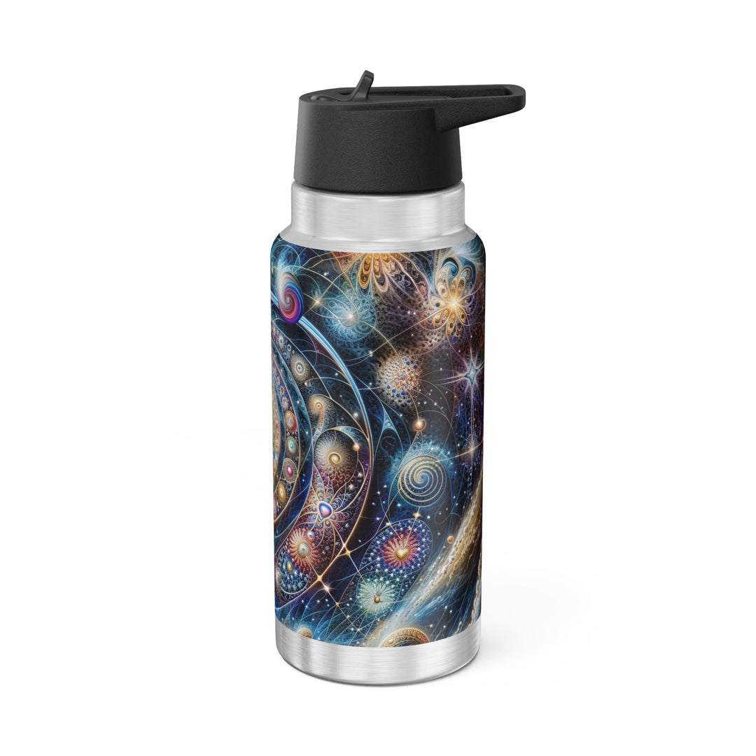 Cosmic Spiral Dreams - Gator Tumbler 32oz - Mug - g(0D·IO) - Silver - 32oz -