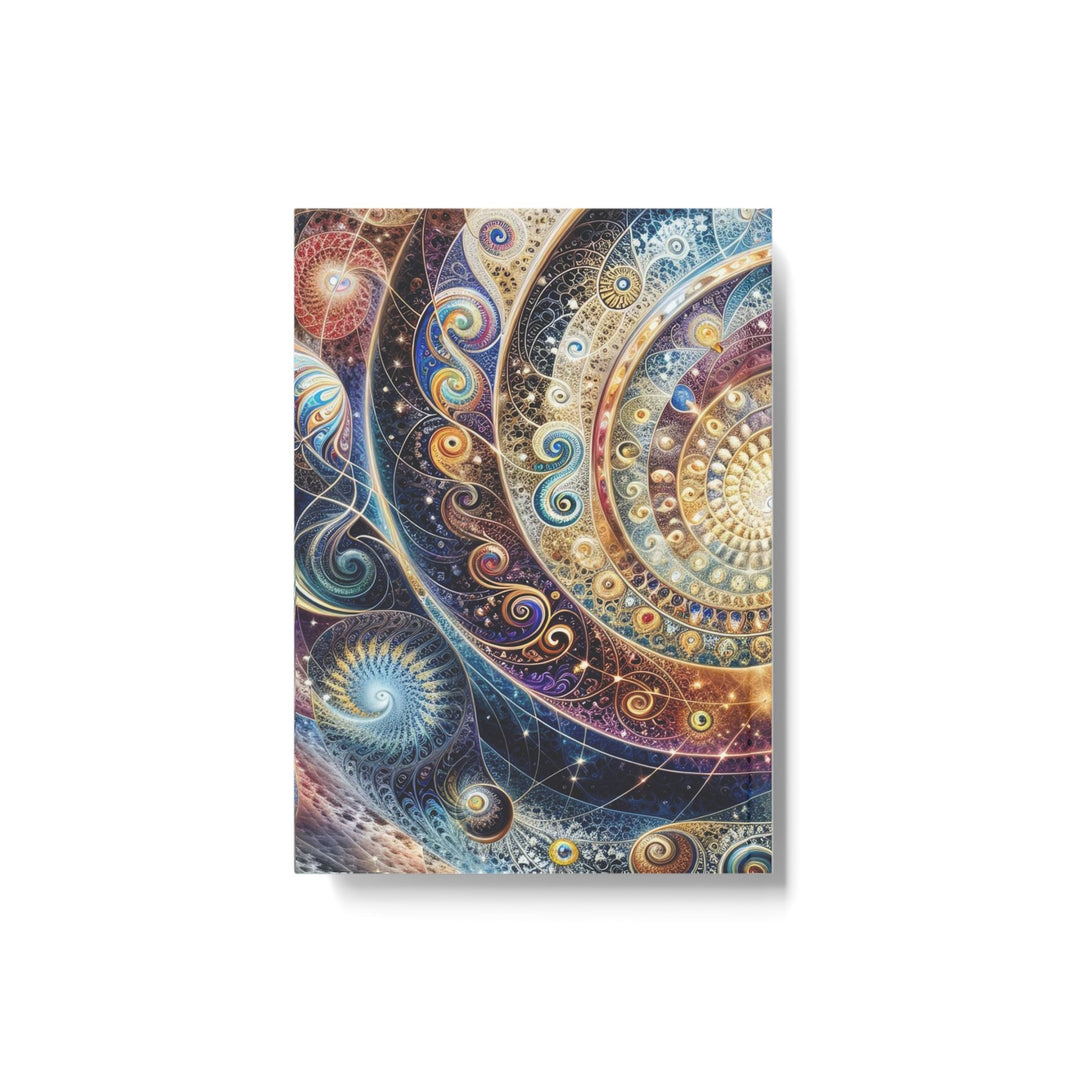 Cosmic Spiral Dreams - Hard Backed Journal - Paper products - g(0D·IO) - Graph - A5 - White