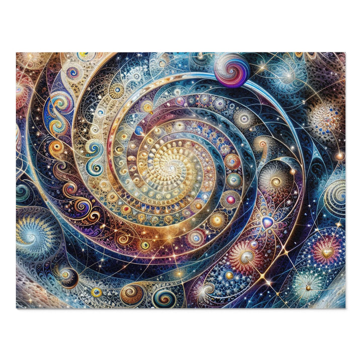 Cosmic Spiral Dreams - Jigsaw Puzzle (100, 252, 500, 1000 pieces) - Puzzle - g(0D·IO) - 14" × 11" (252 pcs) - -