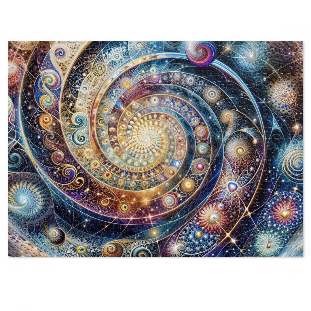 Cosmic Spiral Dreams - Jigsaw Puzzle (100, 252, 500, 1000 pieces) - Puzzle - g(0D·IO) - 20.5" × 15" (500 pcs) - -