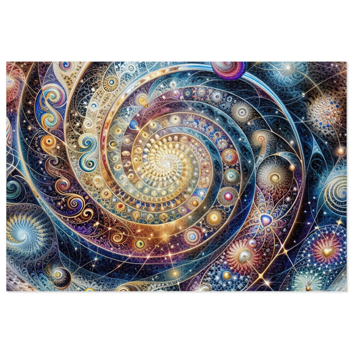 Cosmic Spiral Dreams - Jigsaw Puzzle (100, 252, 500, 1000 pieces) - Puzzle - g(0D·IO) - 29.25" × 19.75" (1000 pcs) - -