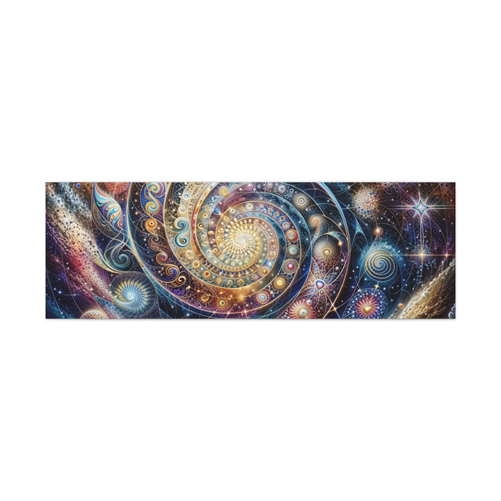 Cosmic Spiral Dreams - Matte Canvas Print 1.25" - Canvas - g(0D·IO) - 60" x 20" (Horizontal) - 1.25" -