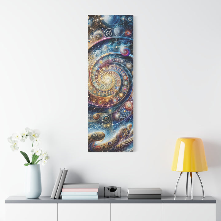 Cosmic Spiral Dreams - Matte Canvas Print 1.25" - Canvas - g(0D·IO) - 36" x 36" - 1.25" -