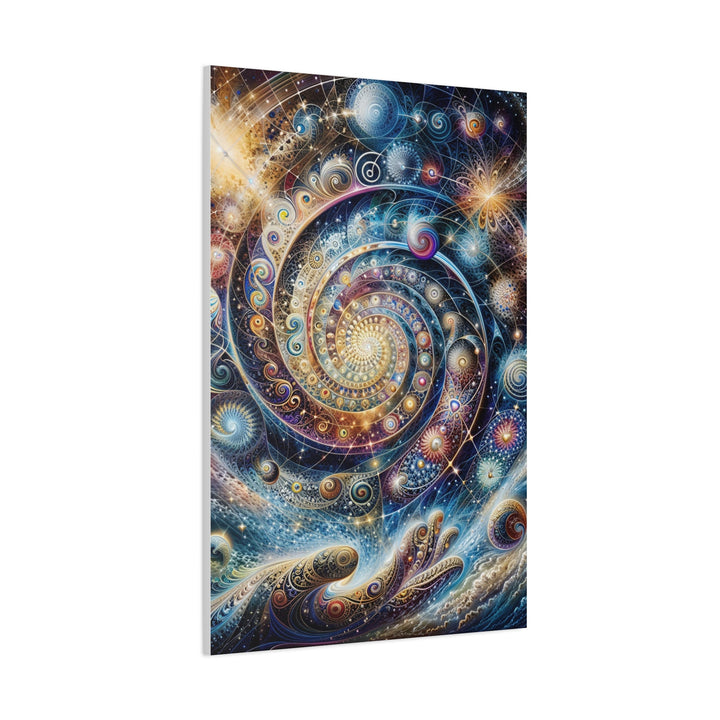 Cosmic Spiral Dreams - Matte Canvas Print 1.25" - Canvas - g(0D·IO) - 36" x 36" - 1.25" -