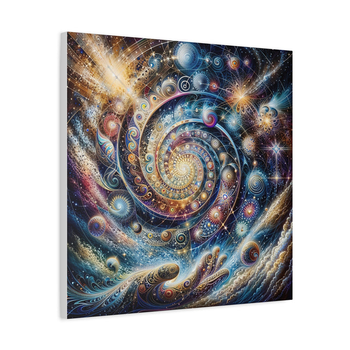 Cosmic Spiral Dreams - Matte Canvas Print 1.25" - Canvas - g(0D·IO) - 36" x 36" - 1.25" -