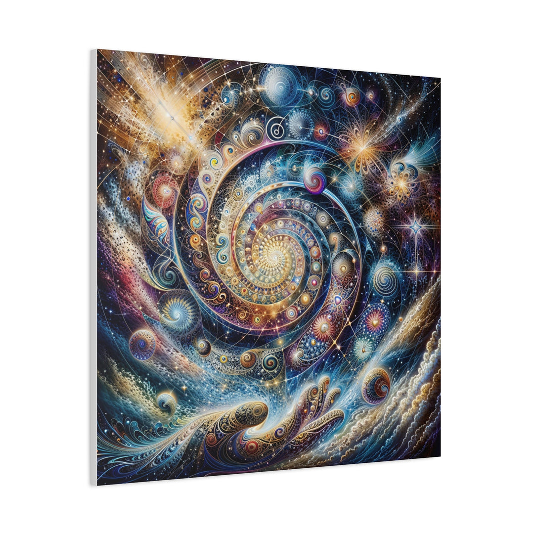 Cosmic Spiral Dreams - Matte Canvas Print 1.25" - Canvas - g(0D·IO) - 36" x 36" - 1.25" -