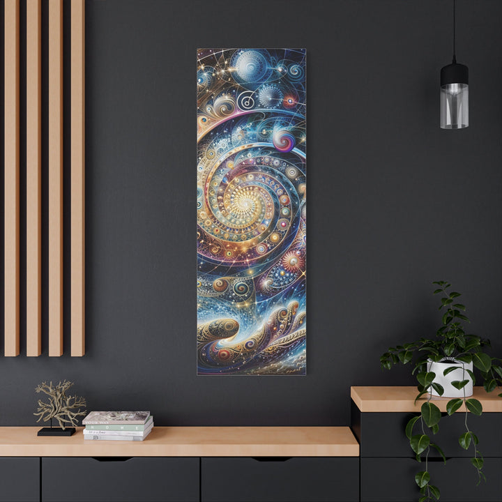 Cosmic Spiral Dreams - Matte Canvas Print 1.25" - Canvas - g(0D·IO) - 36" x 36" - 1.25" -