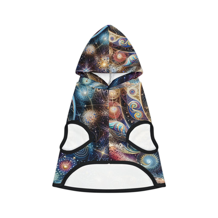 Cosmic Spiral Dreams - Pet Hoodie - Pets - g(0D·IO) - XXS - Black Rib -