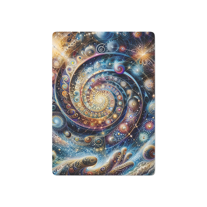 Cosmic Spiral Dreams - Poker Cards - Paper products - g(0D·IO) - 2.47" x 3.47" - White - Semi Glossy