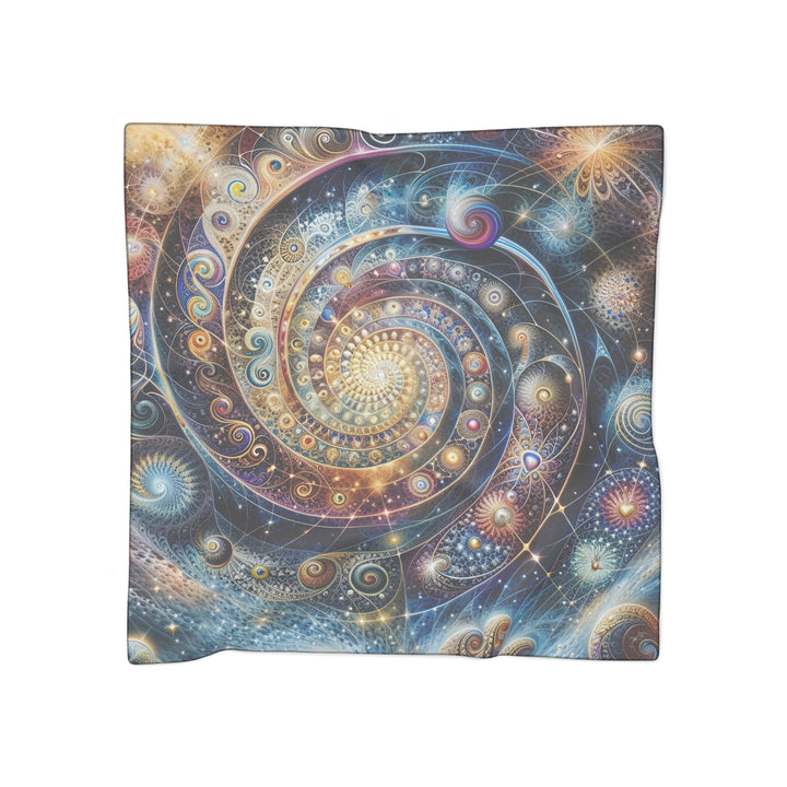 Cosmic Spiral Dreams - Poly Scarf - Accessories - g(0D·IO) - Poly voile - 50" × 50" -