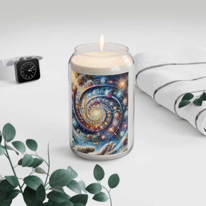 Cosmic Spiral Dreams - Scented Candle - Home Decor - g(0D·IO) - Vanilla Bean - 13.75oz -