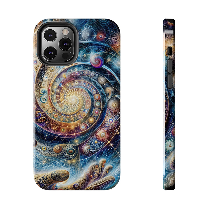 Cosmic Spiral Dreams - Tough Phone Case - Phone Case - g(0D·IO) - iPhone 12 Pro - -