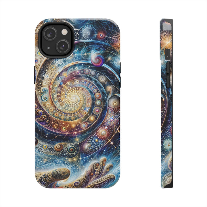 Cosmic Spiral Dreams - Tough Phone Case - Phone Case - g(0D·IO) - iPhone 14 Plus - -