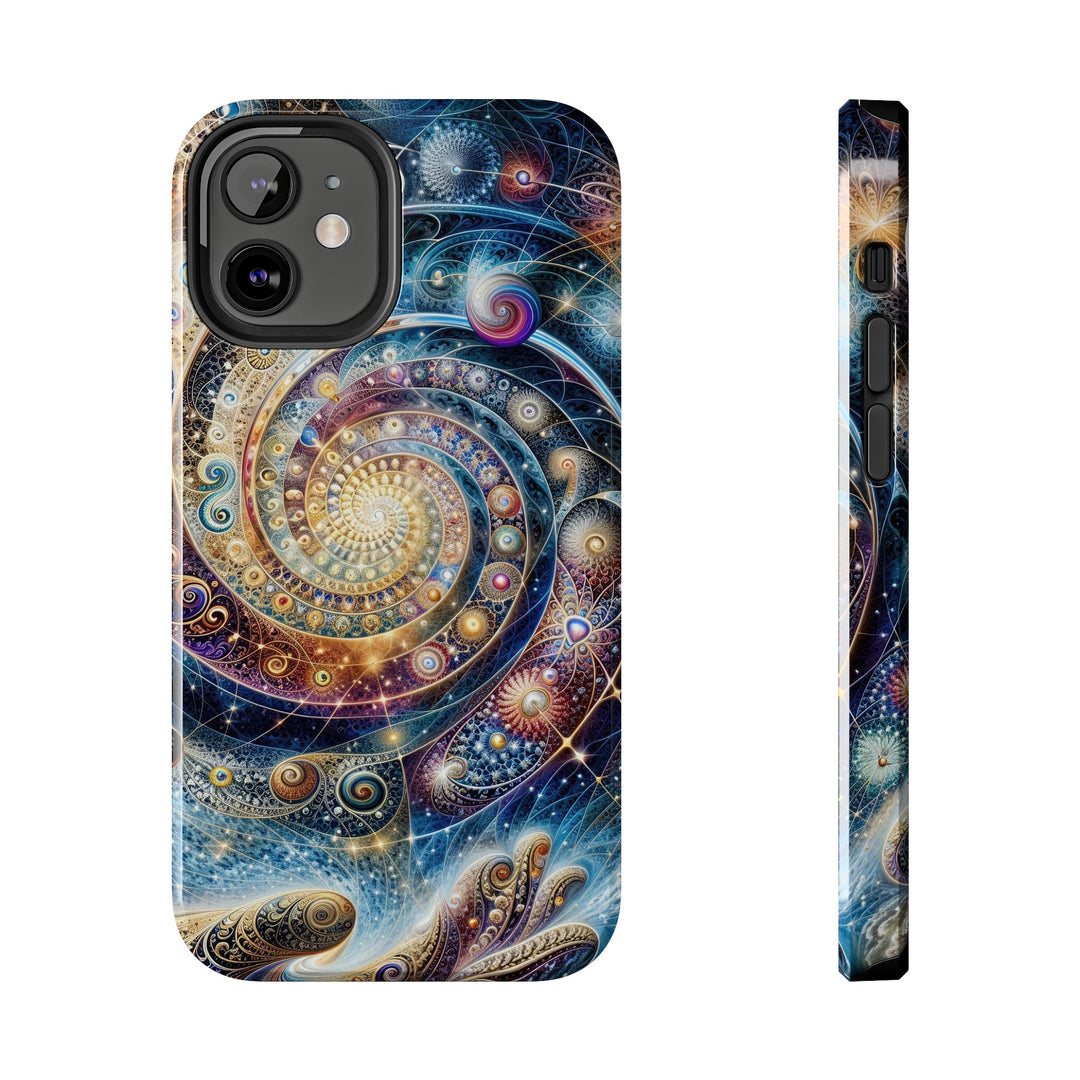 Cosmic Spiral Dreams - Tough Phone Case - Phone Case - g(0D·IO) - iPhone 12 Mini - -