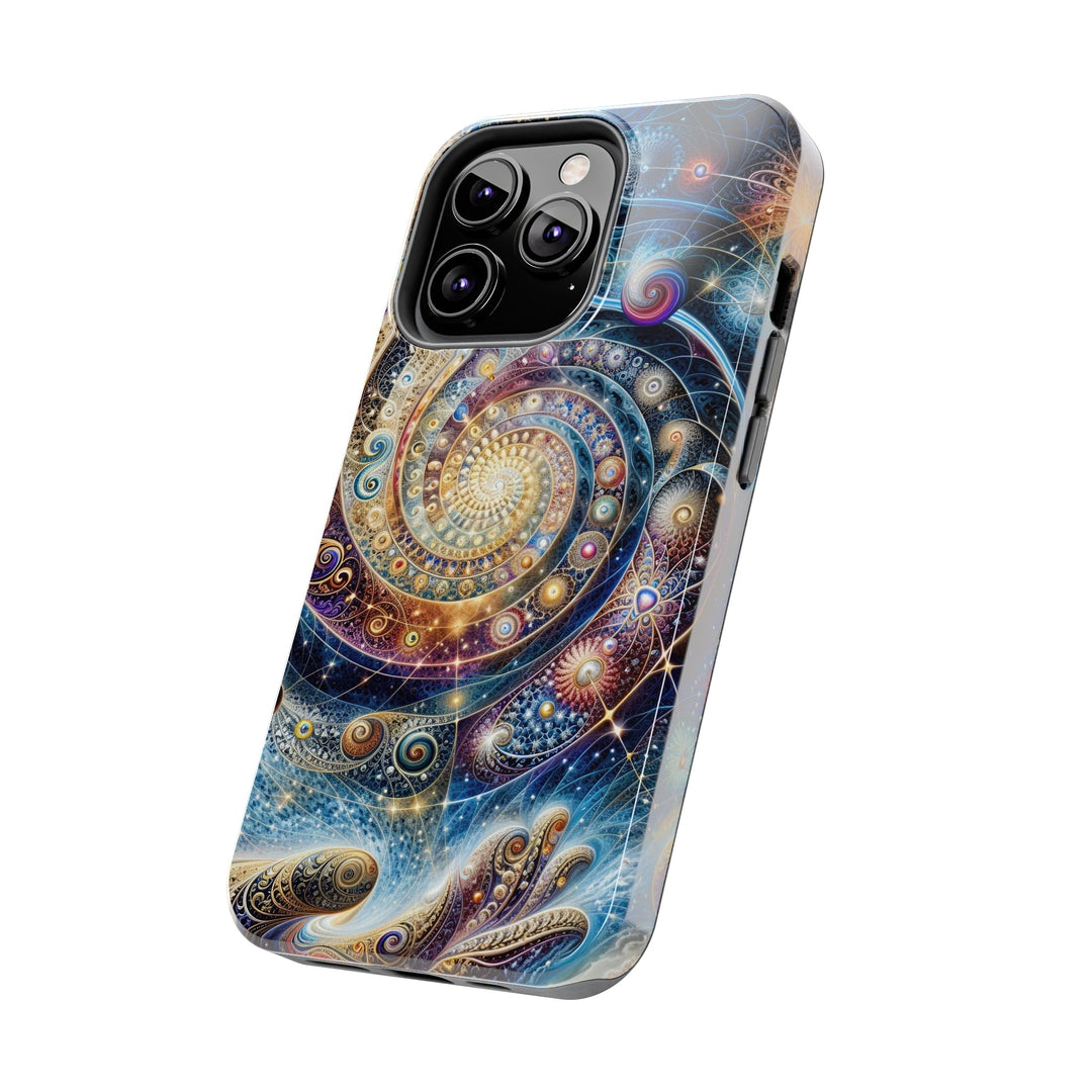 Cosmic Spiral Dreams - Tough Phone Case - Phone Case - g(0D·IO) - iPhone 13 Mini - -