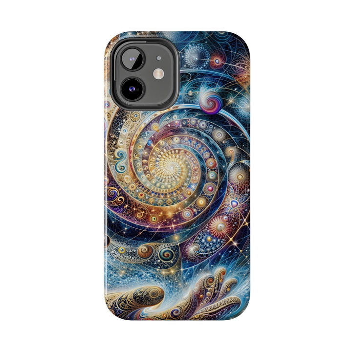 Cosmic Spiral Dreams - Tough Phone Case - Phone Case - g(0D·IO) - iPhone 13 Mini - -