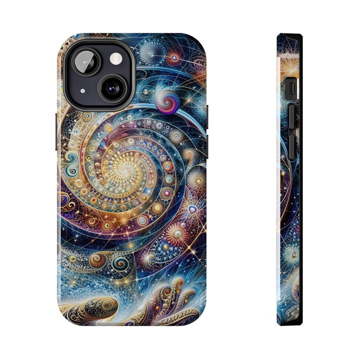 Cosmic Spiral Dreams - Tough Phone Case - Phone Case - g(0D·IO) - iPhone 13 Mini - -