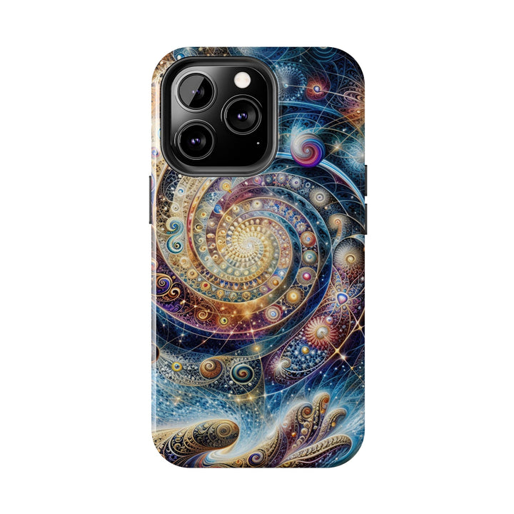 Cosmic Spiral Dreams - Tough Phone Case - Phone Case - g(0D·IO) - iPhone 13 Mini - -