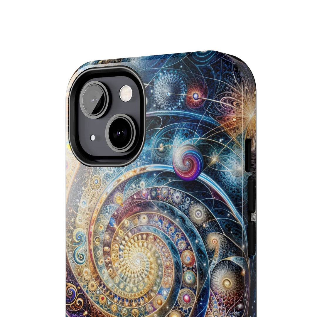 Cosmic Spiral Dreams - Tough Phone Case - Phone Case - g(0D·IO) - iPhone 13 Mini - -