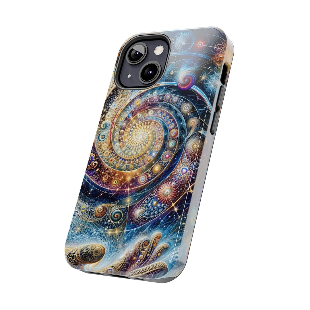 Cosmic Spiral Dreams - Tough Phone Case - Phone Case - g(0D·IO) - iPhone 13 Mini - -