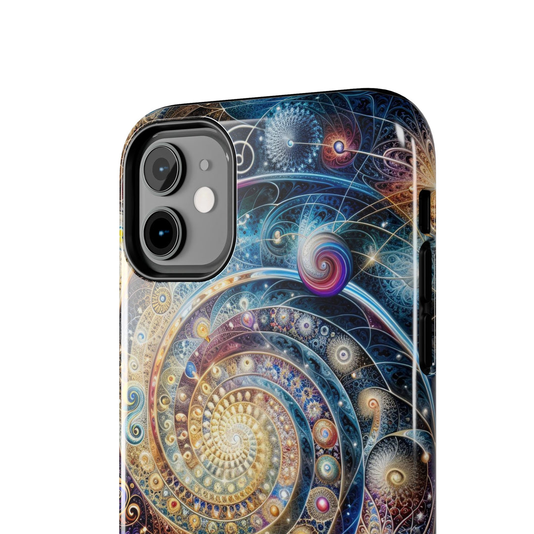 Cosmic Spiral Dreams - Tough Phone Case - Phone Case - g(0D·IO) - iPhone 13 Mini - -