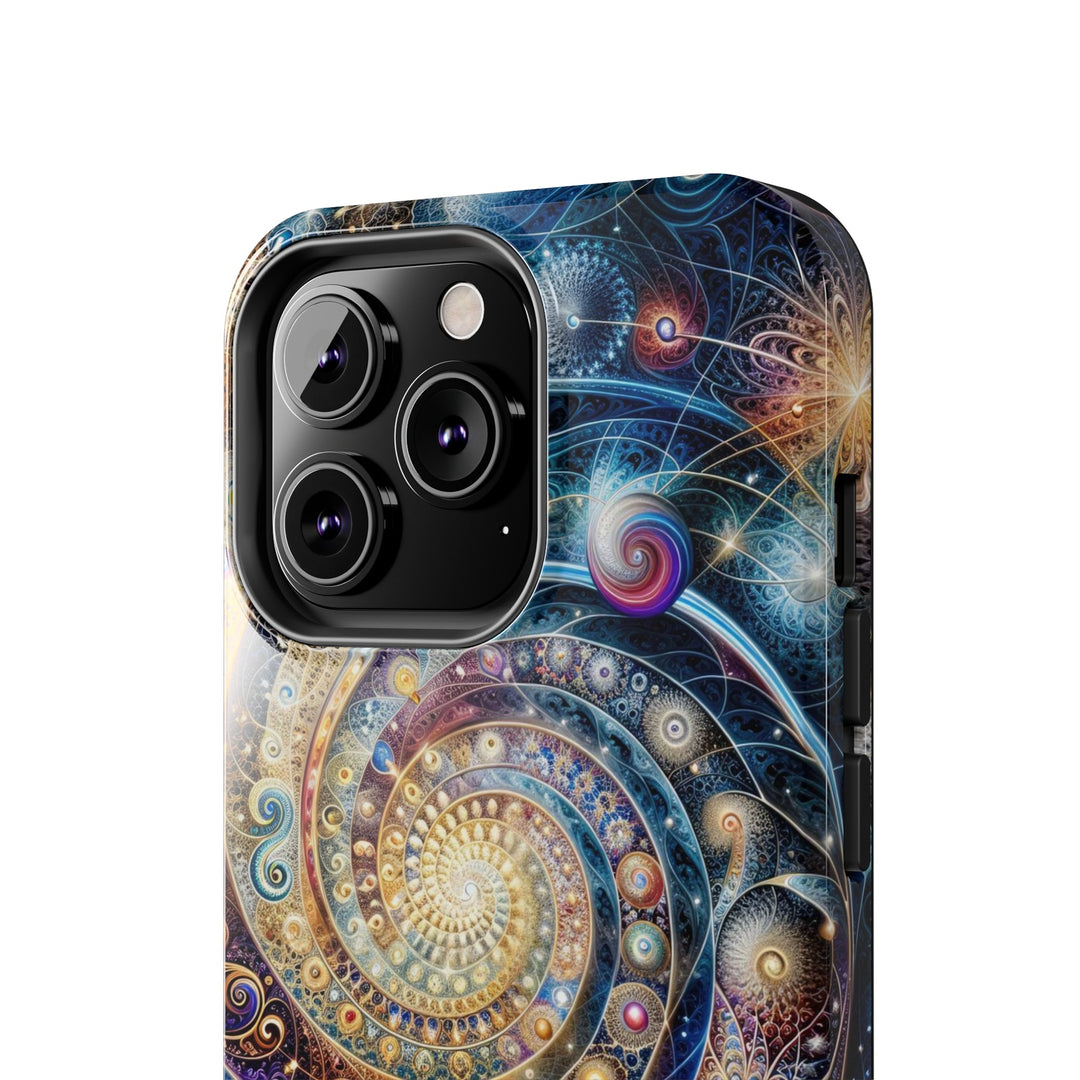 Cosmic Spiral Dreams - Tough Phone Case - Phone Case - g(0D·IO) - iPhone 13 Mini - -