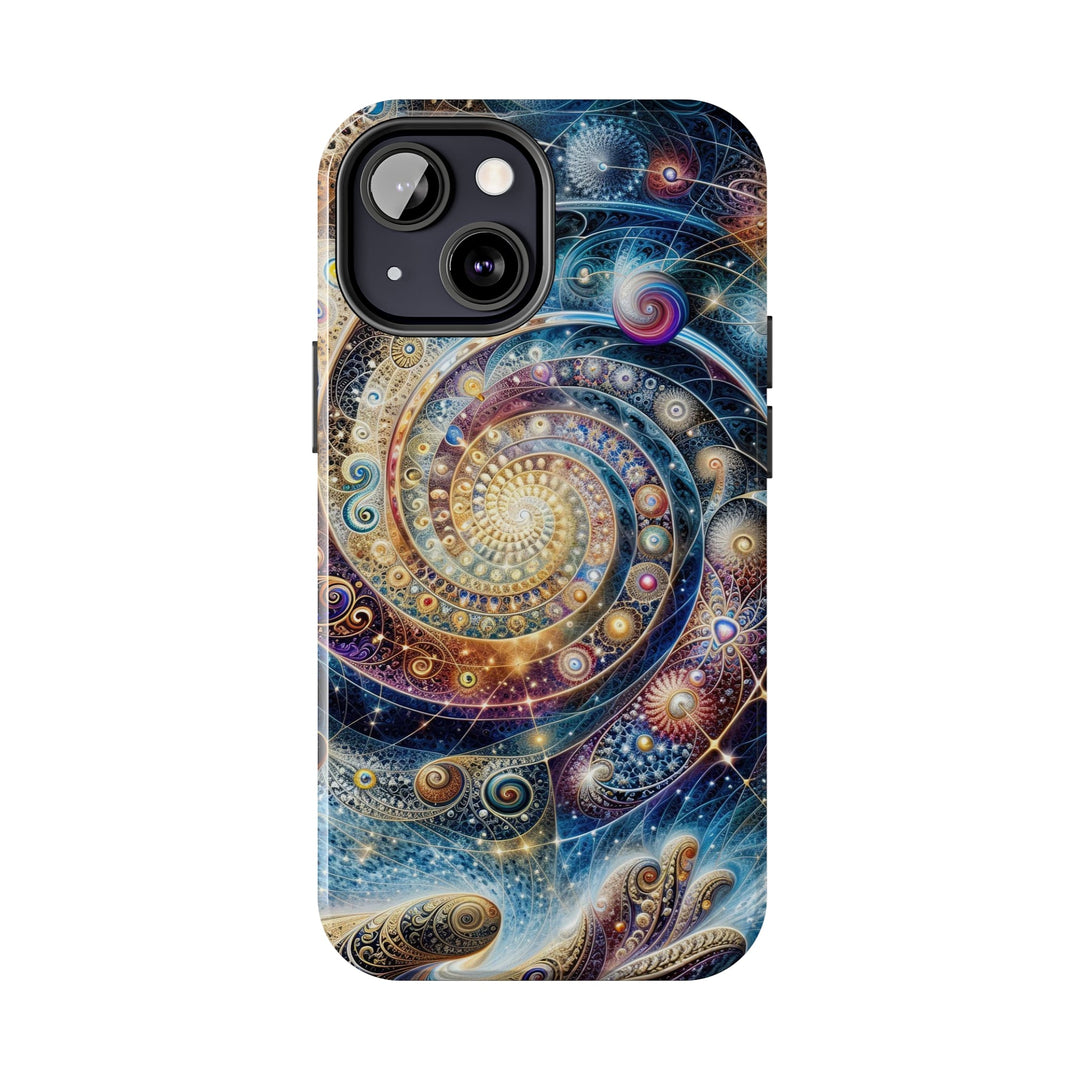 Cosmic Spiral Dreams - Tough Phone Case - Phone Case - g(0D·IO) - iPhone 13 Mini - -