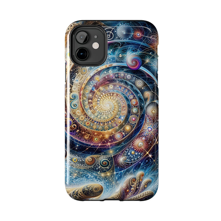 Cosmic Spiral Dreams - Tough Phone Case - Phone Case - g(0D·IO) - iPhone 13 Mini - -