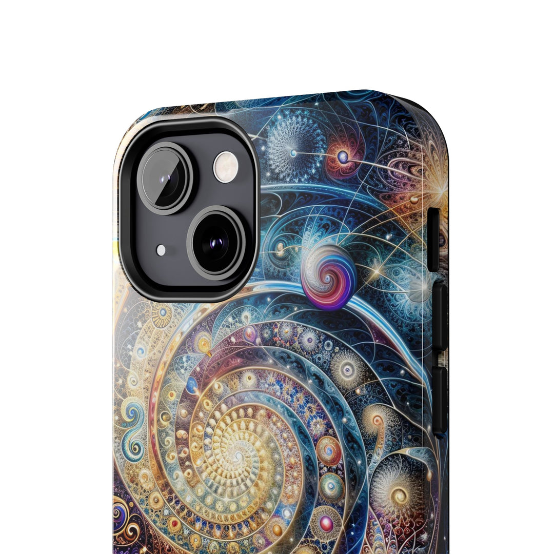 Cosmic Spiral Dreams - Tough Phone Case - Phone Case - g(0D·IO) - iPhone 13 Mini - -