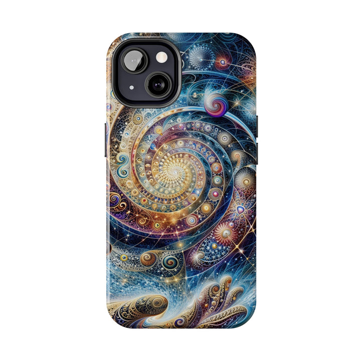 Cosmic Spiral Dreams - Tough Phone Case - Phone Case - g(0D·IO) - iPhone 13 Mini - -