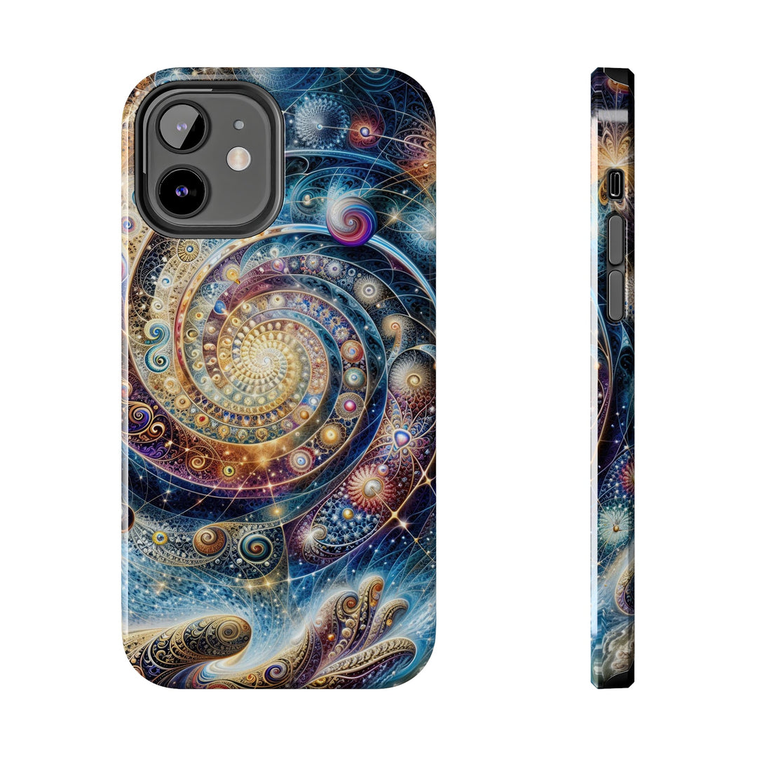 Cosmic Spiral Dreams - Tough Phone Case - Phone Case - g(0D·IO) - iPhone 12 - -