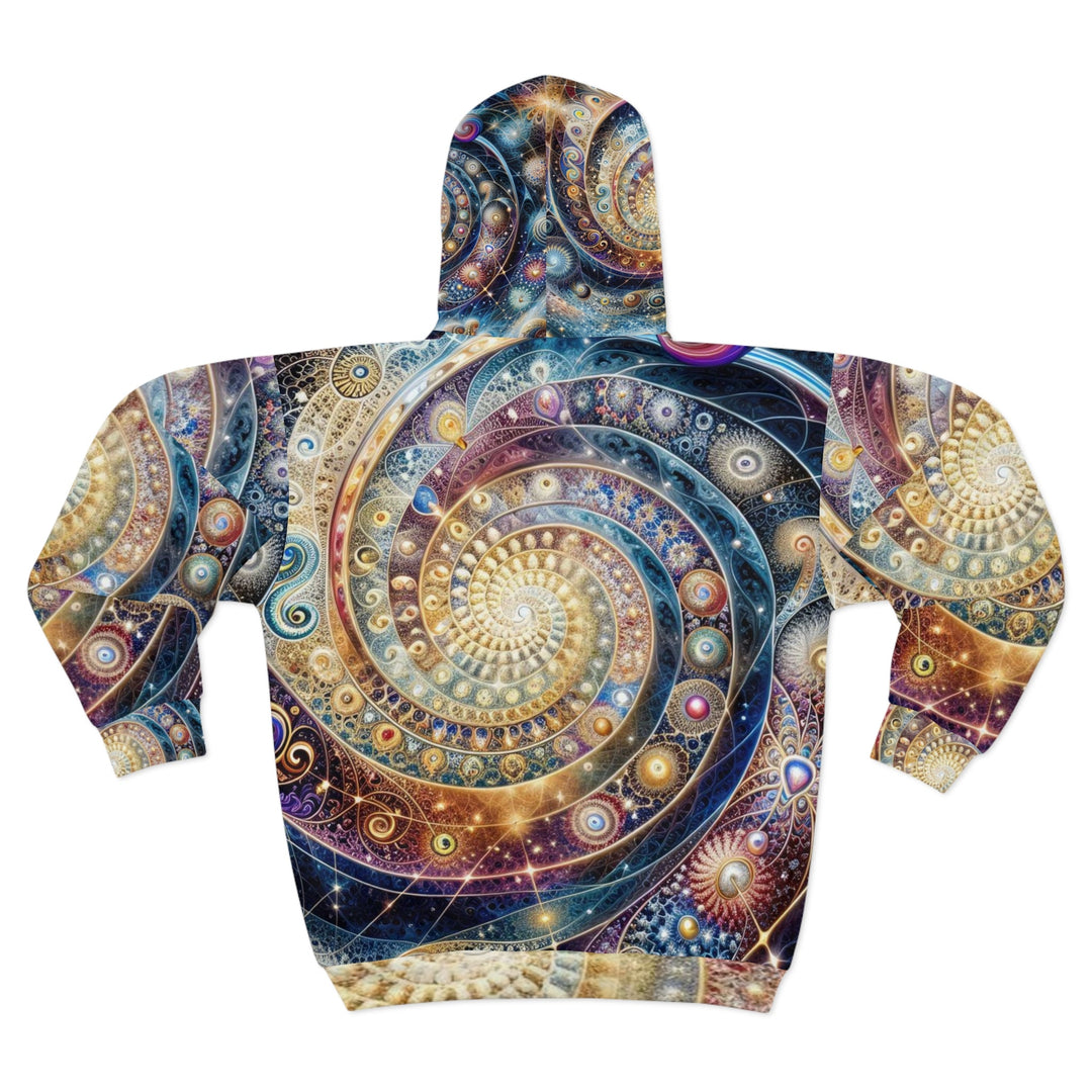 Cosmic Spiral Dreams - Unisex Zip Hoodie - All Over Prints - g(0D·IO) - XS - -