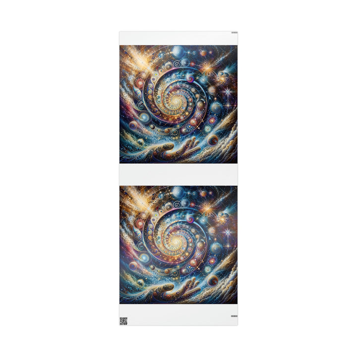 Cosmic Spiral Dreams - Wrapping Paper - Home Decor - g(0D·IO) - 30'' x 72'' - Glossy -