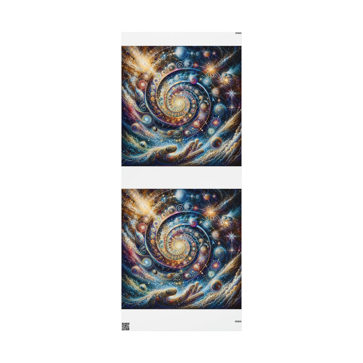 Cosmic Spiral Dreams - Wrapping Paper - Home Decor - g(0D·IO) - 30'' x 72'' - Matte -