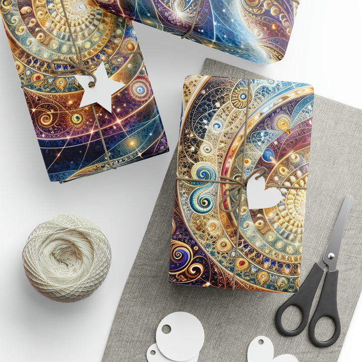 Cosmic Spiral Dreams - Wrapping Paper - Home Decor - g(0D·IO) - 30" x 180" - Matte -