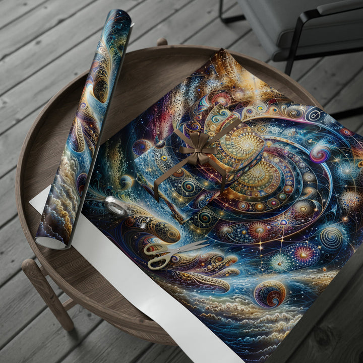 Cosmic Spiral Dreams - Wrapping Paper - Home Decor - g(0D·IO) - 30" x 180" - Matte -